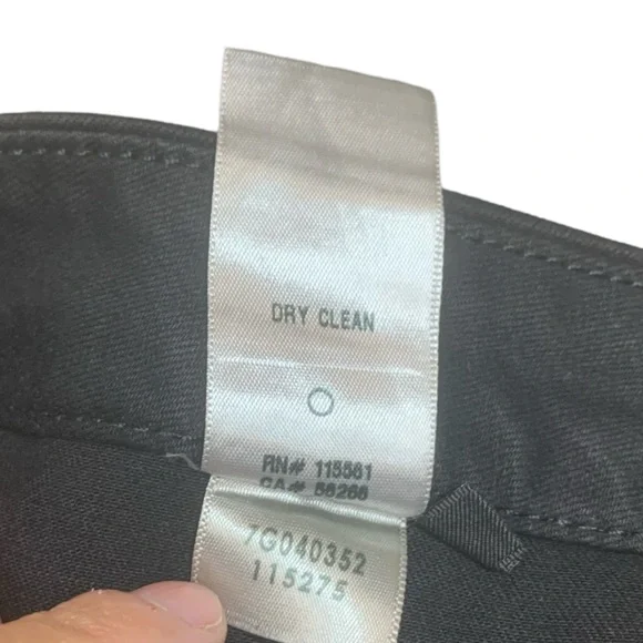 Jen7 by 7 For All Mankind Mid-Rise Stretch Coated Straight Ankle Women’s Size 16 - Picture 13 of 13